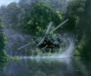 пазл Вертолеты AH-64 Apache